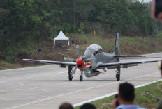 Sejarah Tercipta! Pesawat Tempur TNI AU Mendarat di Tol Lampung, Ruas Terbanggi–Kayu Agung Kini Kembali Normal