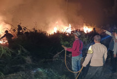 Berjuang Hingga Pukul 04.30 WIB, Polisi Padamkan Karhutla 10 Hektare di Sepintun Sarolangun
