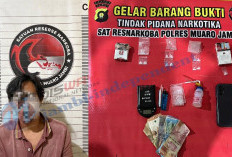 Satresnarkoba Polres Muaro Jambi Temukan 12 Paket Sabu di Talang Duku, Amankan Timbangan hingga Uang Tunai