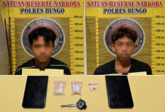Seorang Mahasiswa dan Wiraswasta Terjaring Operasi Narkoba di Bungo, Sabu dan Ekstasi Jadi Barang Bukti