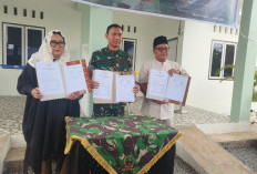 SKK Migas PetroChina Lakukan Serah Terima Gedung Koramil Betara dan 2 Unit Asrama Kodim 0419/ Tanjab