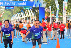 Presisi Merdeka Run! Ribuan Warga Padati Lapangan Kantor Gubernur Jambi