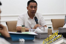 Kantor Pertanahan Kota Jambi Serahkan Hasil Pengadaan Tanah Tahap II Proyek Drainase JICA