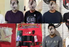 Digerebek Jelang Subuh! Polisi Amankan 7 Orang dan Sita 52,33 Gram Sabu pada Operasi Antik 2026 di Muaro Jambi