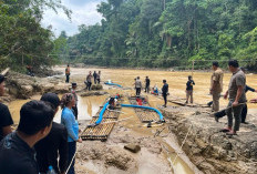 Ditreskrimsus Polda Jambi Sasar PETI di UNESCO Global Geopark Merangin, Sejumlah Barang Bukti Diamankan