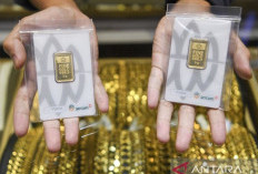 Harga Emas Antam Hari Ini Tiba-Tiba Naik Rp80 Ribu, Kini Tembus Rp2,725 Juta per Gram