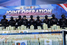 BNN dan Bea Cukai Amankan Kapal Tanker Berbendera Mongolia di Sumut, 1,16 Ton Ketamine Ditemukan