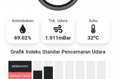 Gawat! Meski Sempat Hujan, ISPU Muaro Jambi Tembus 399: Kualitas Udara Masuk Kategori Berbahaya