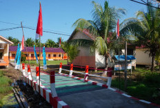  Pembangunan Jembatan Beton Garuda Tahap III dan IV di Tanjabbar  Jadi Akses Siswa ke Sekolah
