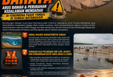 Fenomena Pasir Timbul di Sungai Batanghari, Basarnas Jambi Ingatkan Bahaya Arus Bawah