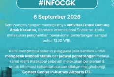 Erupsi Gunung Anak Krakatau, Bandara Soekarno-Hatta Hentikan Operasional Penerbangan sampai 13.30 WIB