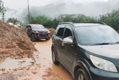 Longsor Besar di Batang Merangin Bikin Jalan Nasional Macet, Dirlantas Polda Jambi Imbau Warga Waspada