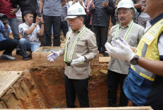Gubernur Al Haris Letakkan Batu Pertama Pembangunan RSUD Bukit Tengah Kerinci