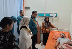Wujud Nyata Kepedulian di Harpelnas 2026, BPJS Ketenagakerjaan Muara Bungo Kunjungi Pasien Kecelakaan Kerja