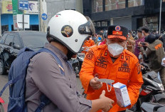 BPBD Kota Jambi Bergerak Bagikan 5.000 Masker ke Masyarakat