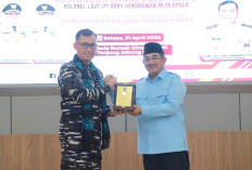 Bupati Anwar Sadat Sambut Kunker Danlanal Palembang, Perkuat Sinergi Keamanan Maritim