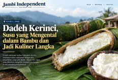  Dadeh Kerinci, Susu yang Mengental dalam Bambu dan Jadi Kuliner Langka