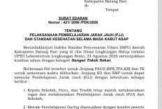 Kabut Asap Memburuk, Bupati Batang Hari Keluarkan Edaran Sekolah Daring untuk Siswa