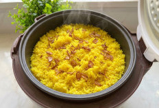 Resep Praktis dan Anti Gagal, Nasi Kuning Rice Cooker Gurih Wangi untuk Pemula