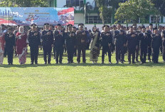Kapolres Batang Hari Pimpin Upacara Hari Bhayangkara ke-80, Bacakan Amanat Presiden RI