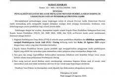 Heboh Surat Edaran Gubernur Jambi soal Sekolah Daring! Kadis Kominfo Provinsi Jambi Ariansyah: Itu Tidak Benar