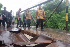 Masuk Tahap Tender,  Jembatan Air Hitam Segera Dibangun Permanen, Anggaran Rp 3,67 Miliar
