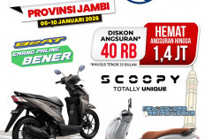 Ayo Beli Sekarang! Momentum HUT ke-69 Provinsi Jambi, Sinsen Suguhkan Promo Spektakuler Honda BeAT & Scoopy 