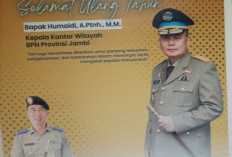 Ucapan Hangat di Hari Spesial, Kepala Kanwil BPN Jambi Diharapkan Terus Hadirkan Inovasi Pelayanan Pertanahan