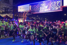CitraRaya Jambi Gelar Glow Night Run 2026, 500 Peserta Ramaikan Lari Malam Berhadiah Motor
