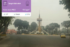 Gawat Nih! IQAir Sebut Kualitas Udara Kota Jambi Siang Ini Masuk Kategori Sangat Tidak Sehat