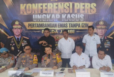 Polda Jambi Ungkap 32 Kasus Tambang Emas Ilegal, 71 Orang Diamankan dan 3,5 Kg Emas Disita