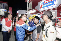 Pastikan Kesiapan BBM Arus Mudik 2026, Komisaris Utama Pertamina Tinjau SPBU Rest Area KM 57