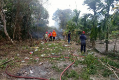 Lahan Dekat Permukiman Warga di Sengeti Terbakar, Damkar Muaro Jambi Kerahkan 1 Armada
