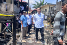 Kebakaran di Arab Melayu! Anggota DPR RI Sy Fasha Turun Temui Korban Terdampak