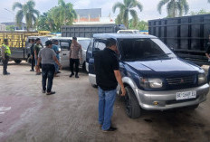 Lah! Empat Mobil Kuda Diduga Pelansir BBM Subsidi Diamankan Polsek Kota Baru di SPBU Pall 7