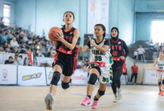 Laga Panas Sejak Tip-Off! Basket Putri SMAN 1 Kota Jambi Bungkam Titian Teras 29–14