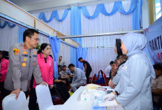 Hari Bhayangkara ke-80! Polda Jambi Gelar Bakti Kesehatan Besar-besaran, Warga Dapat Bantuan dan Cek Gratis