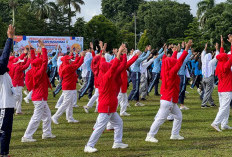 5.000 Warga Jambi Senam Melayu Nusantara Sambut HUT Jambi ke 69, KORMI Pecahkan Rekor MURI 