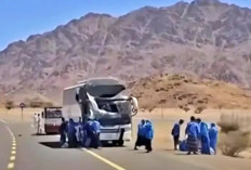 Rombongan Jemaah Haji Indonesia Alami Kecelakaan di Arab Saudi, 10 Orang Luka