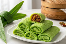 Resep Dadar Gulung Isi Unti Kelapa Manis Gurih khas Tradisional
