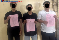 Simak! Ini Tampang 3 Pria yang Ditangkap Ditreskrimsus Polda Jambi Kasus Pembobolan Dana Nasabah Bank Jambi