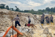 Longsor PETI di Sarolangun! Polisi Turunkan Anjing Pelacak untuk Bantu Evakuasi Korban