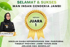  MAN Insan Cendekia Jambi Jadi yang Terbaik, Juara I SSK Paripurna Provinsi Jambi 2026