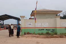 Sehari Jelang Eksekusi Lahan PT BSU, Dinding Pabrik Dicoret Orang Tak Dikenal