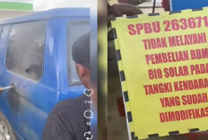 Viral! Diduga Mobil Pelansir Solar Bebas Isi BBM di SPBU Rantau Rasau, Netizen Sindir Polres Tanjab Timur